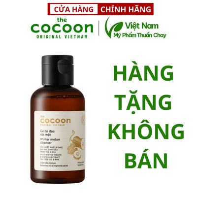 HÀNG TẶNG KHÔNG BÁN - Gel bí đao rửa mặt Cocoon giảm dầu & mụn 140ml - Vegan