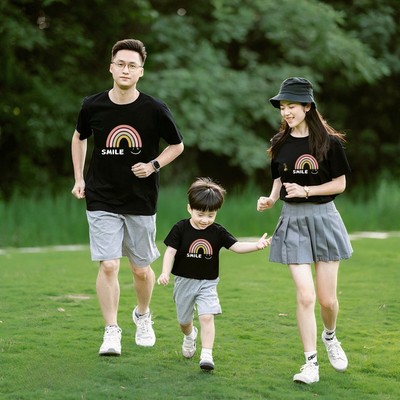 Áo phông gia đình in hình dễ thương - Áo đồng phục gia đình Loza –Mã GĐ003