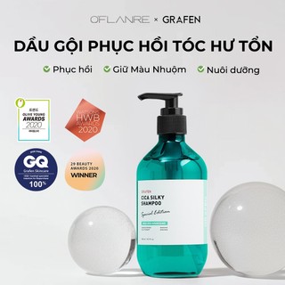 GRAFEN Dầu Gội Phục Hồi Tóc Hư Tổn Giữ màu tóc nhuộm Grafen Cica Silky Shampoo