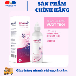 Dung dịch vệ sinh Dizigone Sensicare: Giúp ngăn ngừa viêm nhiễm, nấm ngứa ( Chai 300ml )