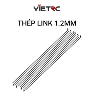 Thép link 1.2mm, 1.5mm dài 25cm bấm sãn đầu, ráp máy bay, tàu cano