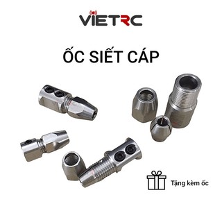 [VIETRC] Ốc siết cáp 3.17-3.17, 3.17-4, 4-3.17, 4-4, 5-3.17, 5-4.76, 5-4mm để chế tàu/cano điều khiển từ xa