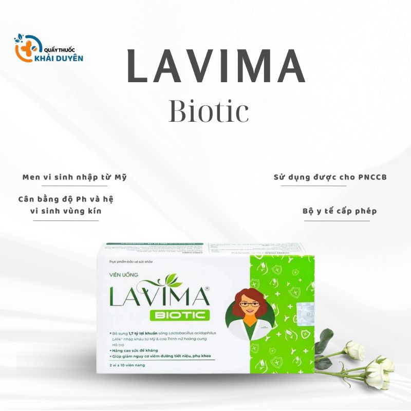 Viên uống Lavima Biotic hộp 30 viên