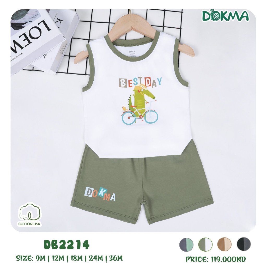 Bộ ba lỗ/ sát nách Dokma DB2100