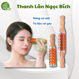 Thanh lăn ngải cứu ngọc bích massage giảm đau vai gáy xương khớp | Con lăn ngải cứu ngọc bích đông y