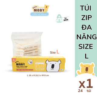 Túi zip đa năng Baby Moby (24 túi/hộp)