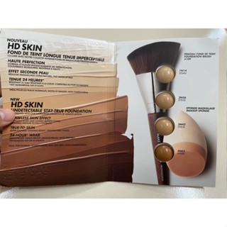 [AUTH 1000%] Sample mẫu thử Kem nền Make Up For Ever HD Skin, Reboot, Velvet