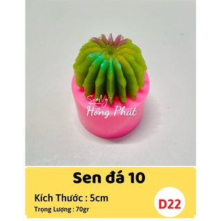 Khuôn Silicon 4D Hoa Sen, Lá, Sen đá