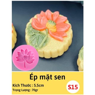 Khuôn Silicon 4D Hoa Sen, Lá, Sen đá