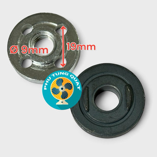 1 bộ kẹp lưỡi máy mài 1 tấc lồi - chén kẹp đá cắt giữ cố định phụ tùng quạt