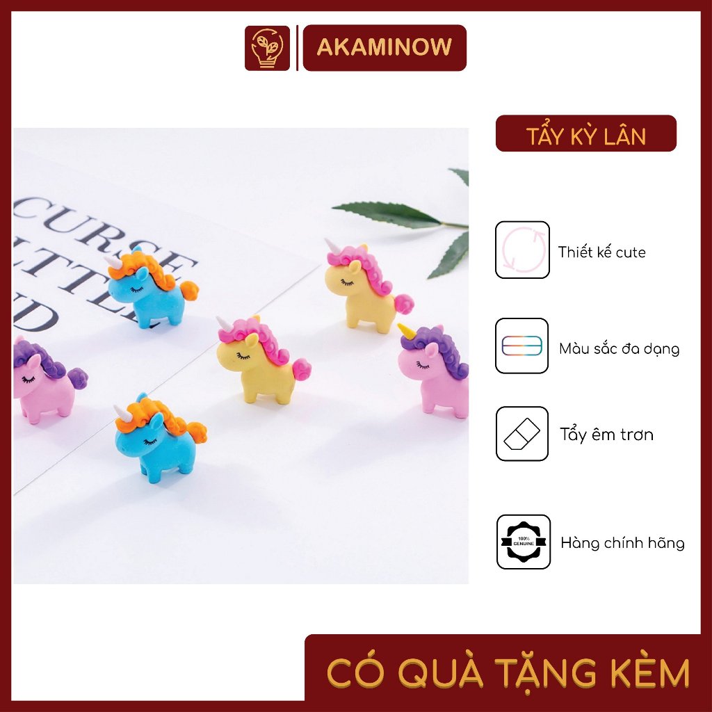 Tẩy chì kỳ lân unicorn cute