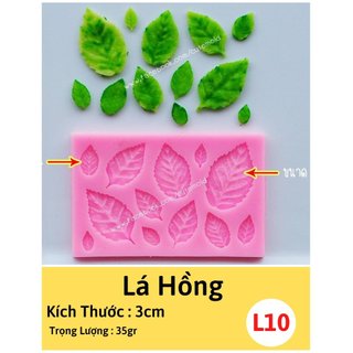 Khuôn Silicon 4D Hoa Sen, Lá, Sen đá