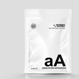  TÚI Viên uống hỗ trợ làm đẹp da chống lão hoá Absolute Bio Astaxanthin 30 viên túi - Supplements Vietnam 