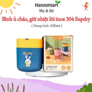 Bình ủ cháo Supdry cho bé dung tích 530ml