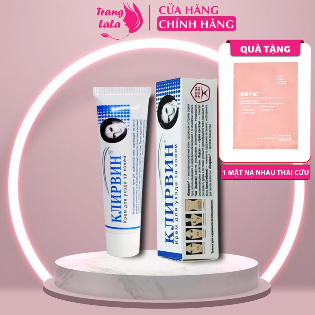 Kem Sẹo Cao Cấp Klirvin Nội Địa Nga Giúp Mờ Thâm Mụn, Giảm Sẹo Lồi Sẹo Lõm Sẹo Rỗ Hiệu Quả 25ml [Chính Hãng]