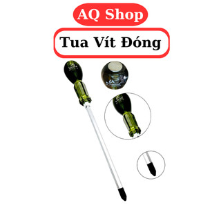 Tua vít đóng Kapusi 6x150mm 8x200mm đầu cộng , dẹt
