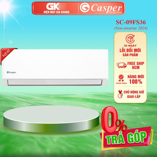 Sc-09fs33 / sc-09fs36 - miễn phí công lắp đặt - máy lạnh mono casper 1 hp sc-09fs36 - giao toàn quốc