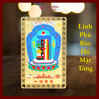 Thẻ đồng phong thủy thẻ bài mật tông