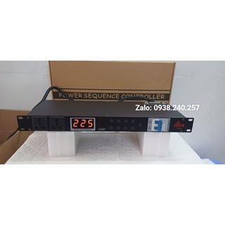 Quản lý nguồn điện dbx 1268V có cầu dao tự động mẫu mới 2024- quản lý nguồn điện dbx
