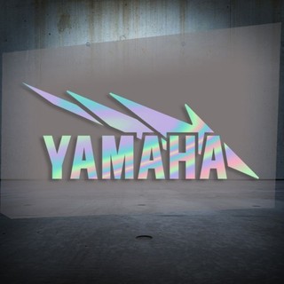 Decal tem logo YAMAHA  dán xe máy phong cách