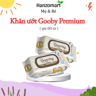 Khăn ướt Gooby Hàn Quốc có nắp 60 - 100 tờ