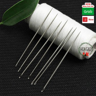 Kim may tay kim khâu quần áo HOA GẠO GKM1 kim chỉ may vá kim khâu len kim nhựa kim to chất lượng