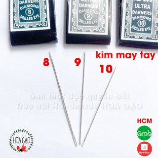 Kim may tay kim khâu số 8 9 10 LOẠI TỐT kim nhựa kim chỉ may vá kim khâu len kim xỏ hạt kim to
