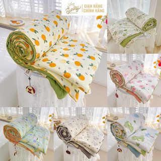 Chăn hè đũi sơ đậu lành,chăn cotton đũi mềm mịn nhập khẩu m8
