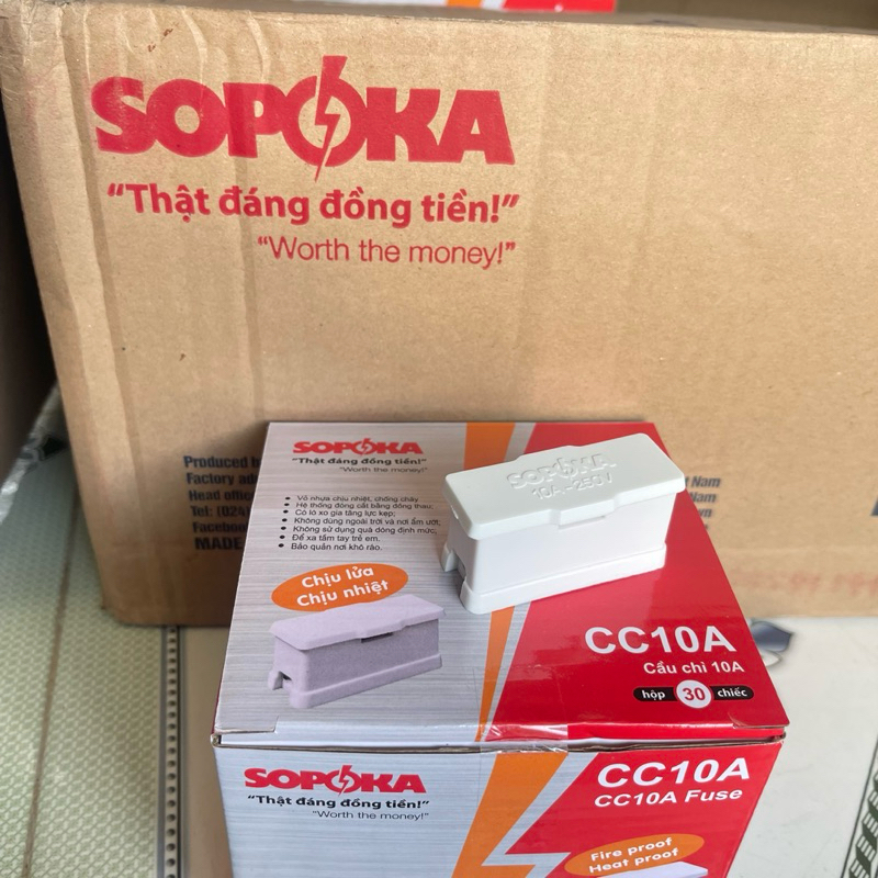 Cầu chì 10A Sopoka