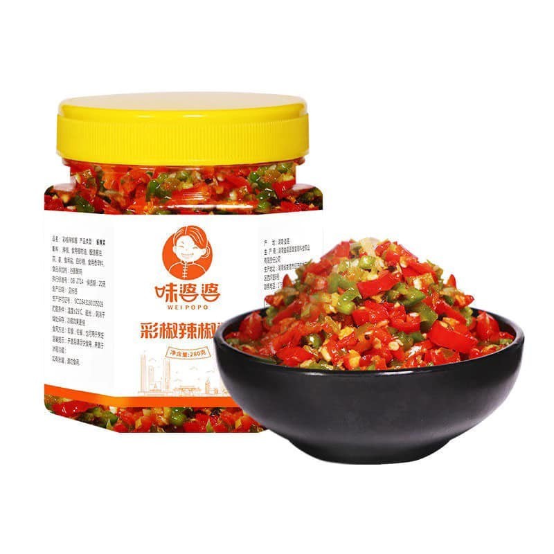 Ớt chưng Hồ Nam ( Ớt chưng dầu Trung Quốc )- hủ 280gr