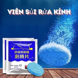 Viên sủi rửa kính xe ô tô - nước rửa kính ô tô - viên sủi pha nước rửa kính - làm sạch vết bẩn trên xe 88601