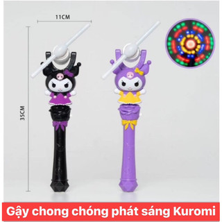 Đồ chơi trung thu - gậy chong chóng phát sáng kèm nhạc, gậy Kuromi