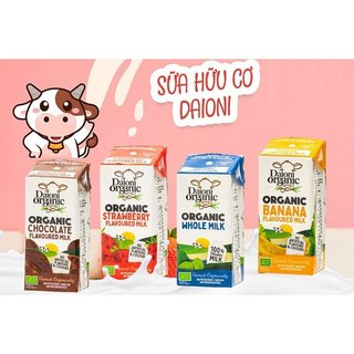 1 Hộp Sữa tươi Daioni Organic Anh trên 1 tuổi 200ml