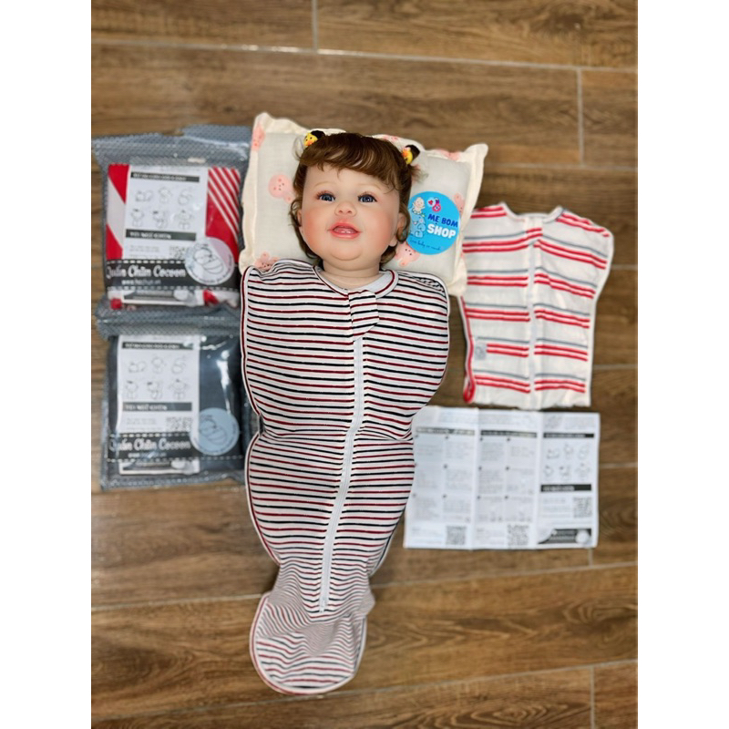Nhộng chũn cho bé, nhộng Chũn Cocoon chính hãng giúp bé ngủ ngon sâu giấc không giật mình