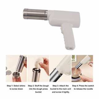 Máy làm bún phở tại nhà Máy làm mì cầm tay ống điện nhỏ sạc USB tiện dụng