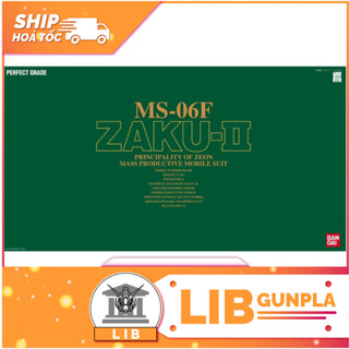 Mô hình lắp ráp Bandai Gundam PG 1/60 MS-06F ZAKU 2 - MASS PRODUCTION TYPE