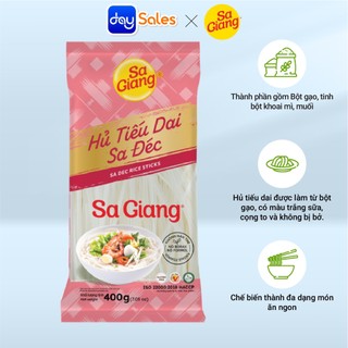 Hủ Tiếu Dai Sa Đéc SA GIANG (Túi 400g)