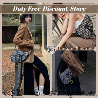 Dior/túi xách chuỗi yên ngựa/túi nữ/túi xách/túi đeo vai/phong cách mới nhất/sản phẩm giảm giá miễn thuế M0455C