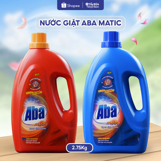 Can nước giặt aba matic 2.75kg xanh/đỏ