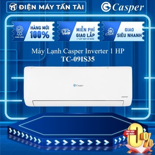 Tc-09is35 - miễn phí công lắp đặt - máy lạnh casper inverter 1.0hp tc-09is35