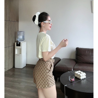 Áo phông be chim cây
