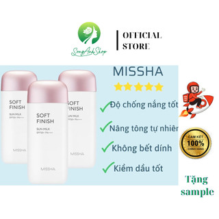 Kem chống nắng Missha Soft Finish Sun Milk SPF 50 PA+++(70ml)