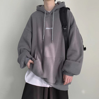 Áo Khoác Hoodie Unisex Nam Nữ Chất Nỉ Chống Nắng In Chữ PEACE STAR Phong Cách Thời Trang Hàn Quốc - CHP