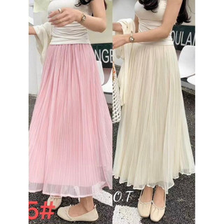 Chân váy von midi xếp li nhỏ viền chân hàng QC loại 1