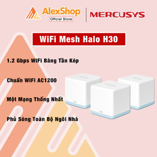 Bộ phát sóng wifi mercusys halo h30 băng tần 1200m