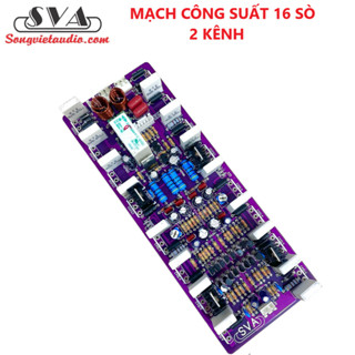 MẠCH CÔNG SUẤT 16 SÒ 2 KÊNH PHÍP SỢI THỦY TINH 2 LỚP - 1 MẠCH