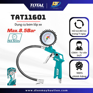 Dụng cụ kiểm tra, bơm lốp xe total tat11601