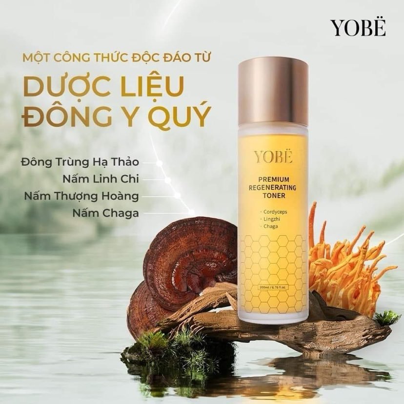 [Chính hãng] Toner tái sinh da cao cấp YOBE Premium Regenerating 200ml