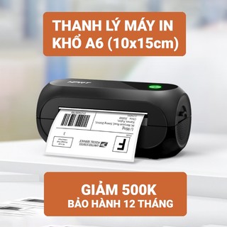 Máy in hprt shoptida sl43 in khổ to a6 bảo hành 12 tháng, 1 đổi 1 trong 30 ngày, màng in bảo hành 3 tháng
