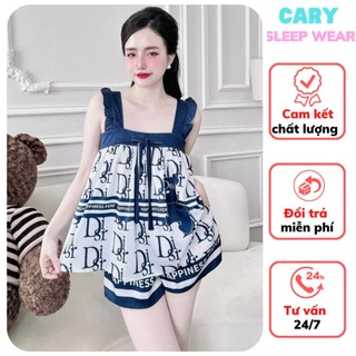 Bộ đồ ngủ bộ mặc nhà thiết kế lụa xước cao cấp mềm mịn thoáng mát